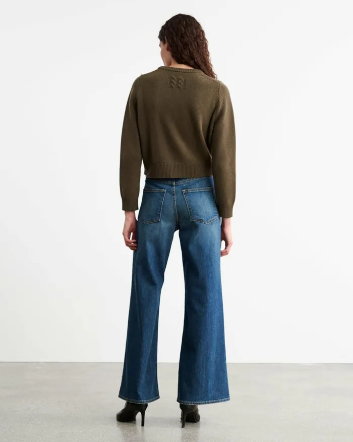 Women Knits and Sweaters Nili Lotan POPPY SWEATER Espresso