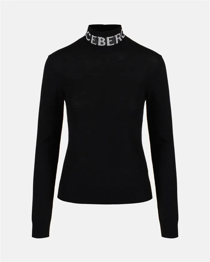 Women KNITWEAR Iceberg Merino Mockneck Sweater Women KNITWEAR Iceberg Merino Mockneck Sweater