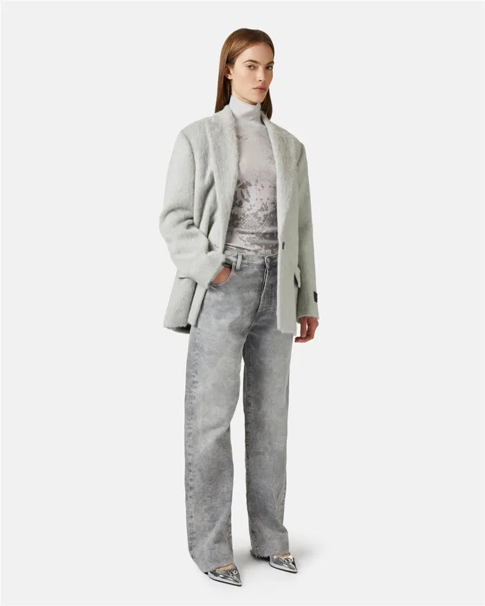 Women KNITWEAR Iceberg Slim Wool Dropped Turtleneck Sweater Women KNITWEAR Iceberg Slim Wool Dropped Turtleneck Sweater