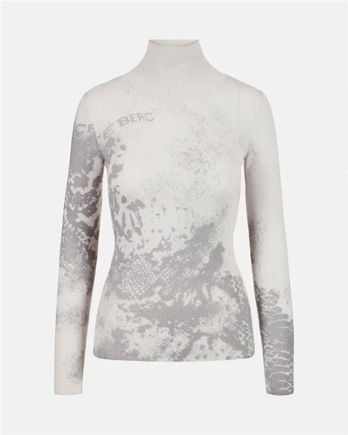 Women KNITWEAR Iceberg Slim Wool Dropped Turtleneck Sweater Women KNITWEAR Iceberg Slim Wool Dropped Turtleneck Sweater