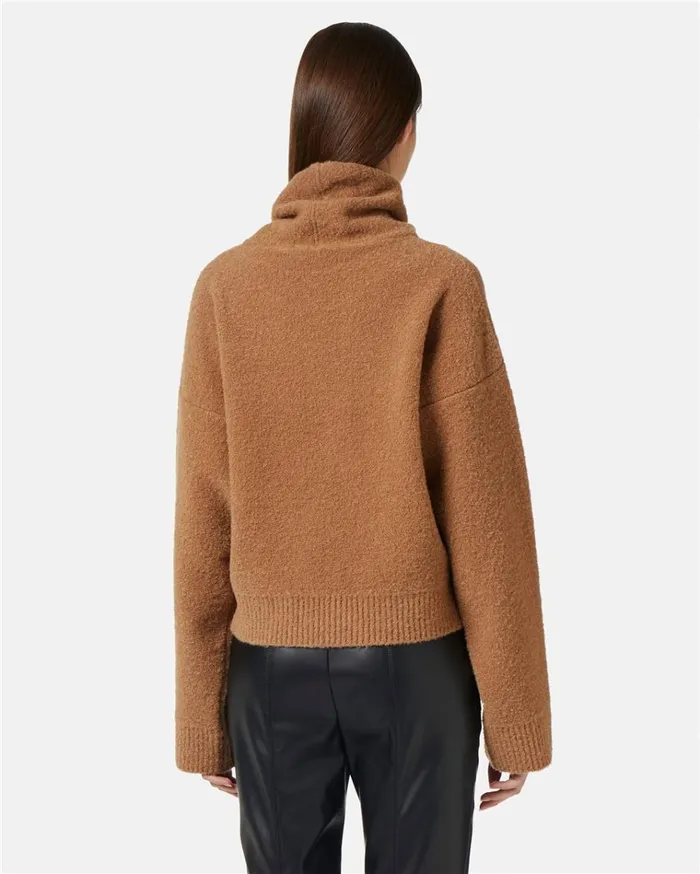 Women KNITWEAR Iceberg Turtleneck In Boucl Wool Women KNITWEAR Iceberg Turtleneck In Boucl Wool