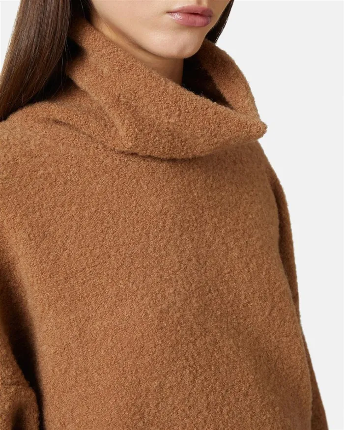 Women KNITWEAR Iceberg Turtleneck In Boucl Wool Women KNITWEAR Iceberg Turtleneck In Boucl Wool