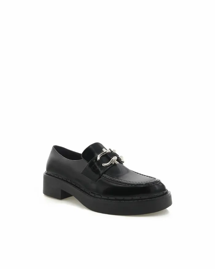 Women Loafers Billini CORDELL 8211 BLACK SEMI PATENT 8211 Flats 8211 BILLINI USA