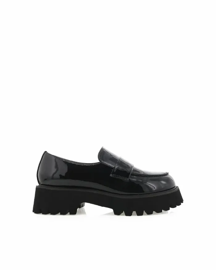 Women Loafers Billini CRUZ 8211 BLACK PATENT 8211 Flats 8211 BILLINI USA