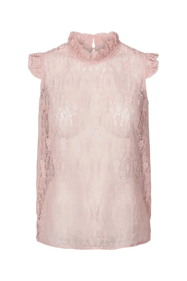 Women Lollys Laundry Blouses Tshirts Dea Top Light Pink