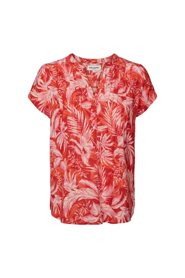 Women Lollys Laundry Blouses Tshirts Heather Top Red