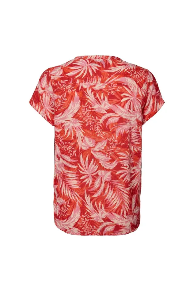 Women Lollys Laundry Blouses Tshirts Heather Top Red