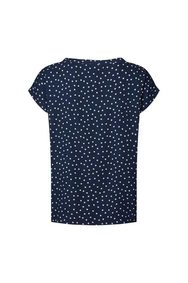 Women Lollys Laundry Blouses Tshirts Krystal Top Dot Print