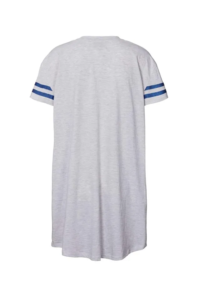Women Lollys Laundry Blouses Tshirts Lumias Tee Light Grey Melange