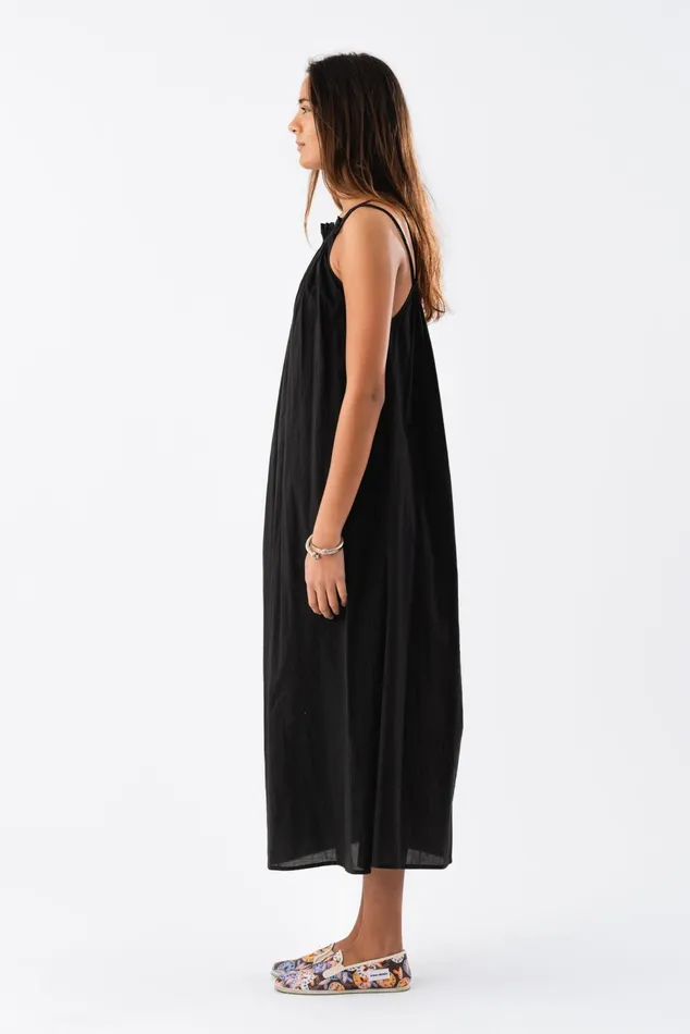 Women Lollys Laundry Dresses EmmelineLL Maxi Dress SL Washed Black