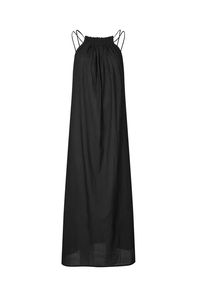 Women Lollys Laundry Dresses EmmelineLL Maxi Dress SL Washed Black