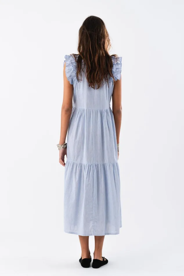 Women Lollys Laundry Dresses HarrietLL Maxi Dress SL Stripe