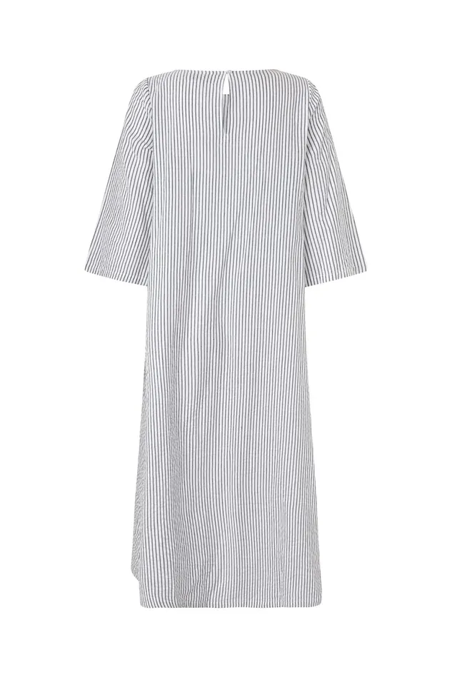 Women Lollys Laundry Dresses LucasLL Midi Dress SS Stripe