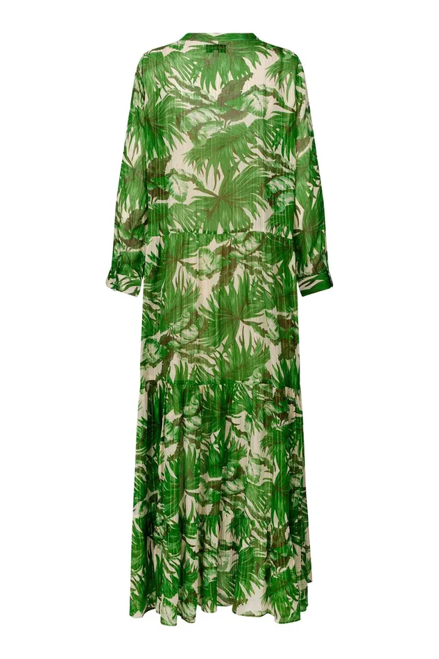 Women Lollys Laundry Dresses NeeLL Maxi Dress LS Green