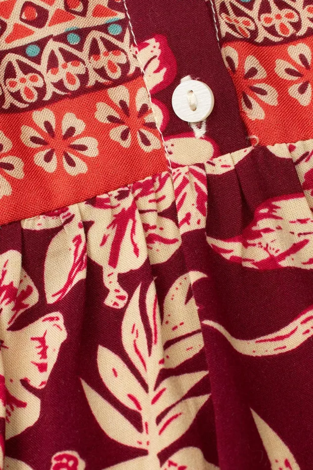 Women Lollys Laundry Dresses NeeLL Maxi Dress LS Red
