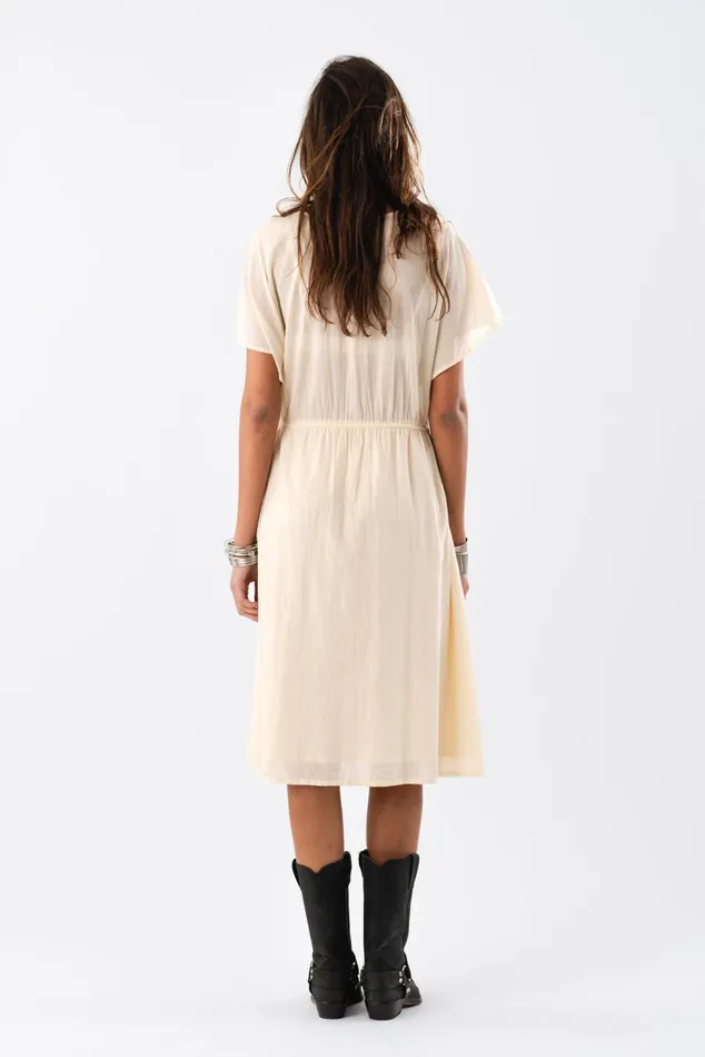 Women Lollys Laundry Dresses NoidaLL Midi Dress SL Creme