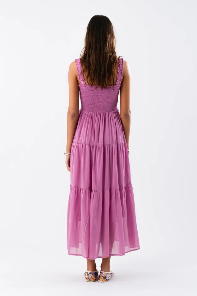 Women Lollys Laundry Dresses NudaLL Maxi Dress SL Lilac