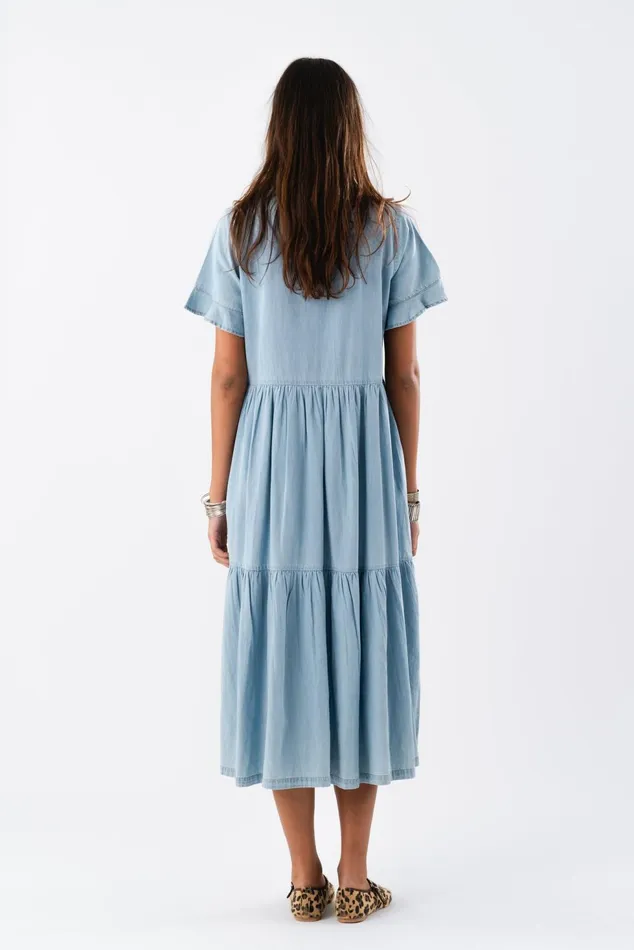 Women Lollys Laundry Dresses SuzieLL Maxi Dress SS Blue