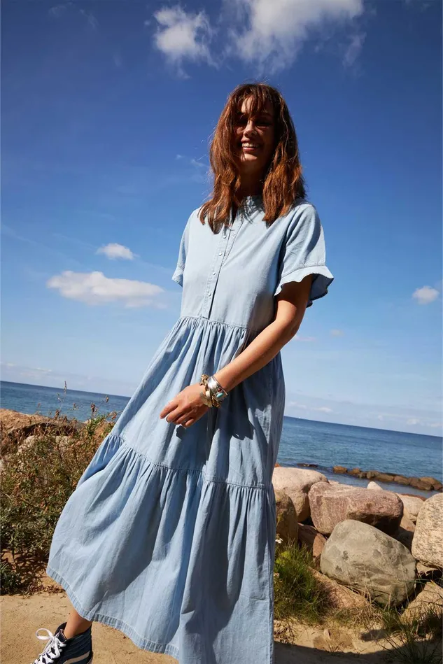 Women Lollys Laundry Dresses SuzieLL Maxi Dress SS Blue