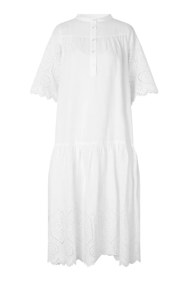 Women Lollys Laundry Dresses TimorLL Midi Dress SS White