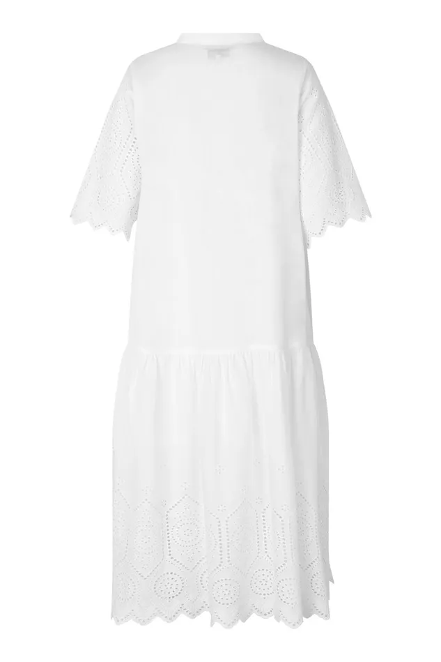 Women Lollys Laundry Dresses TimorLL Midi Dress SS White