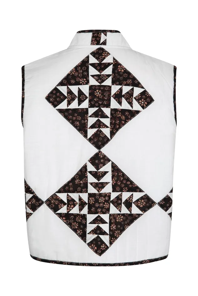 Women Lollys Laundry Gilets CairoLL Vest Dark Mokka