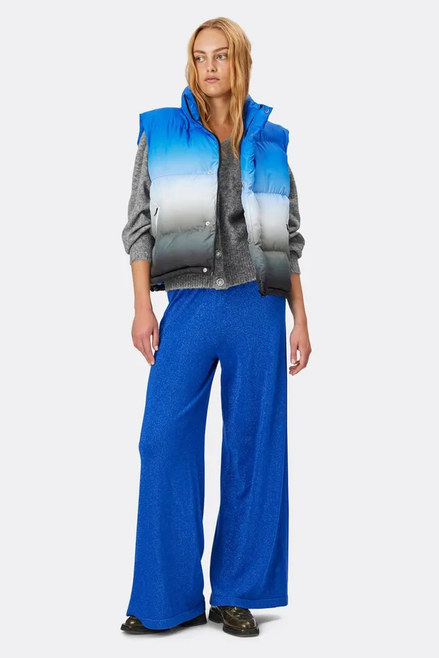 Women Lollys Laundry Gilets Visp Vest Blue