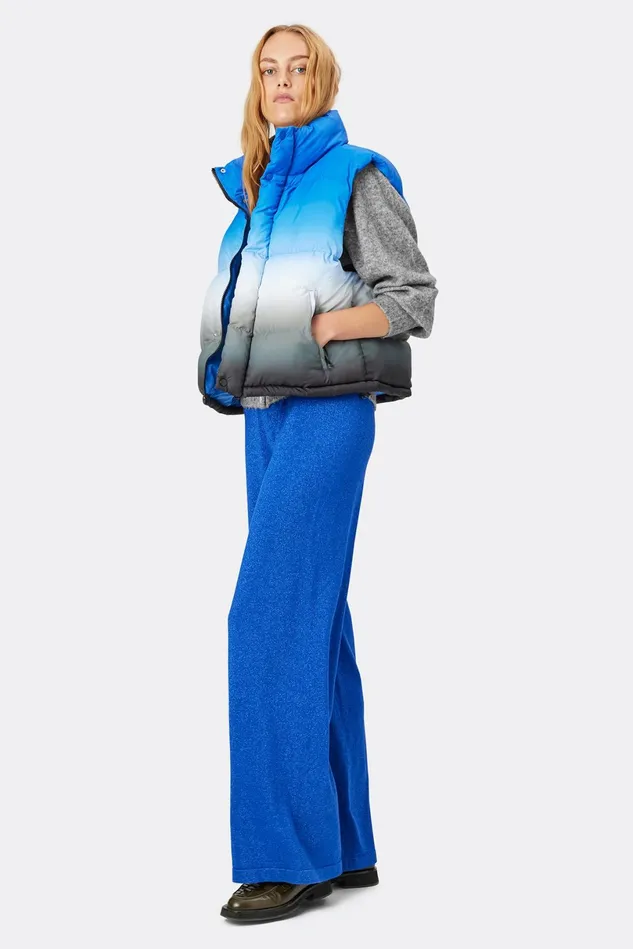 Women Lollys Laundry Gilets Visp Vest Blue