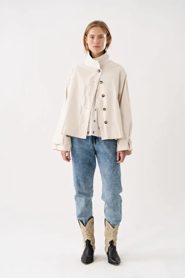 Women Lollys Laundry Jackets and Coats BulgariaLL Jacket LS Creme