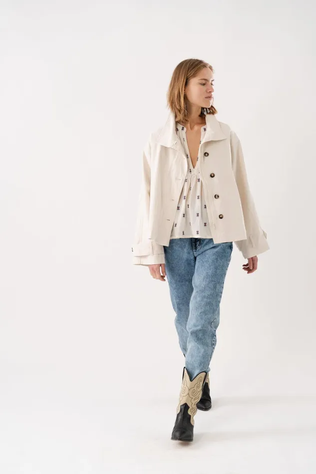 Women Lollys Laundry Jackets and Coats BulgariaLL Jacket LS Creme