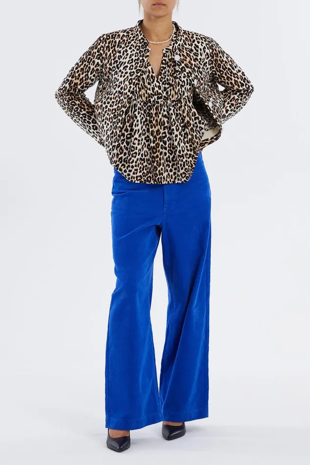 Women Lollys Laundry Jackets and Coats Emilia Jacket Leopard Print