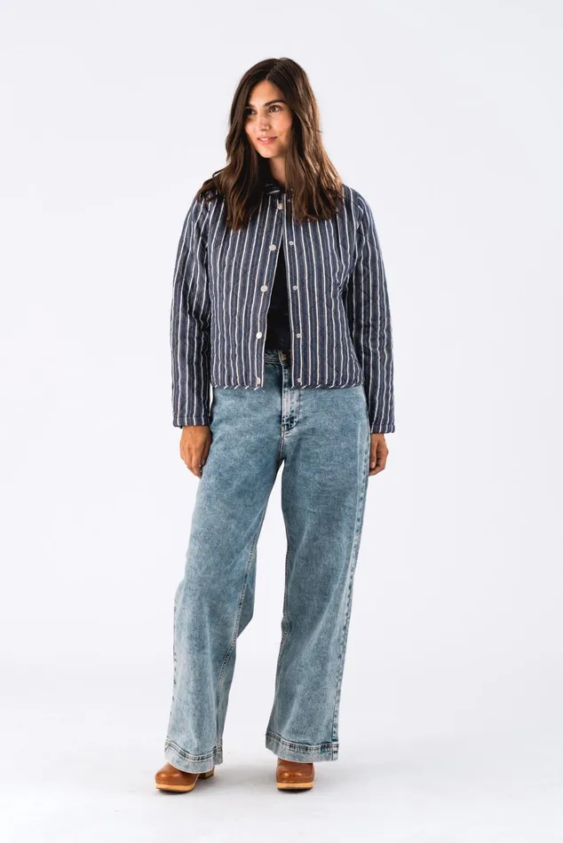 Women Lollys Laundry Jackets and Coats EmiliaLL Jacket Stripe