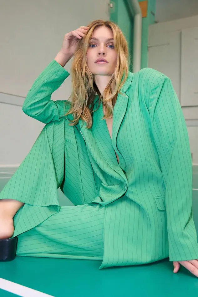 Women Lollys Laundry Jackets and Coats Jolie Blazer Green