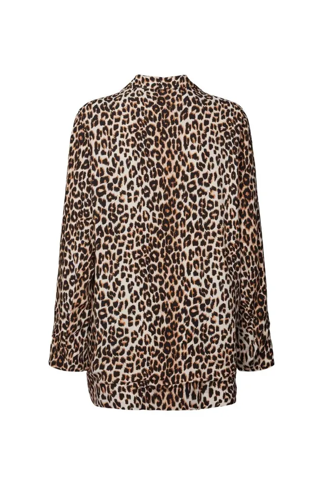 Women Lollys Laundry Jackets and Coats Jolie Blazer Leopard Print