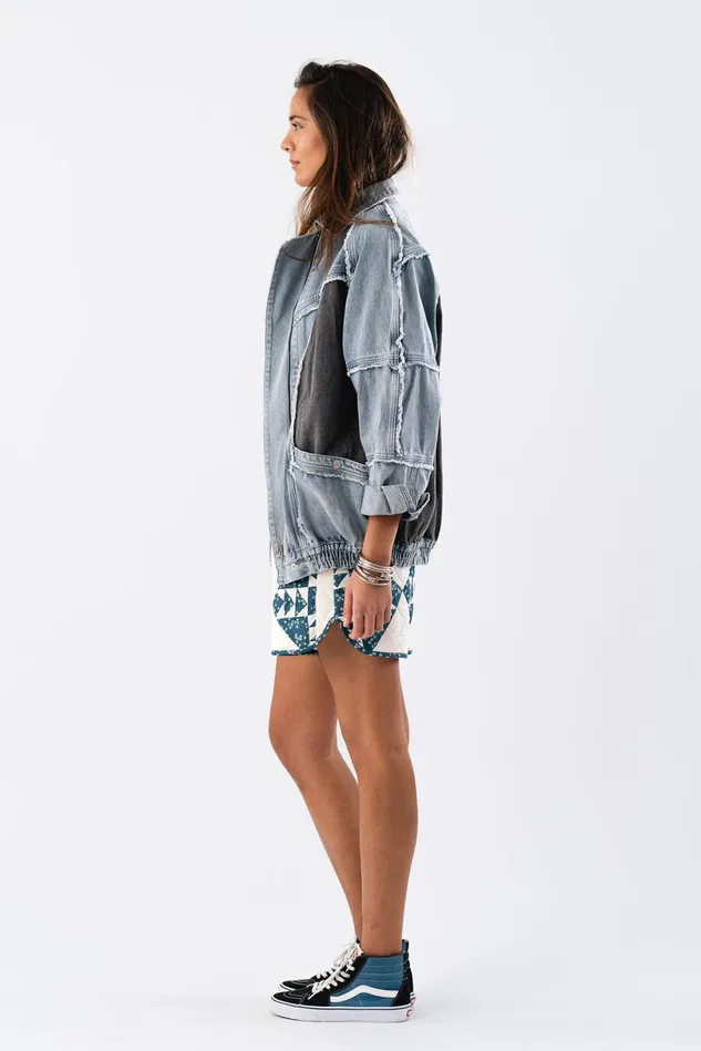 Women Lollys Laundry Jackets and Coats KingstonLL OVS Jacket LS Light Blue