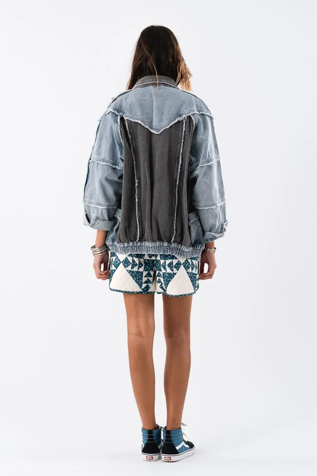 Women Lollys Laundry Jackets and Coats KingstonLL OVS Jacket LS Light Blue