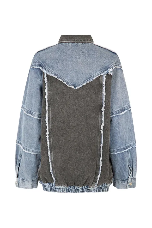 Women Lollys Laundry Jackets and Coats KingstonLL OVS Jacket LS Light Blue