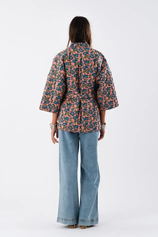 Women Lollys Laundry Jackets and Coats LuluLL Short Jacket 34 Flower Print