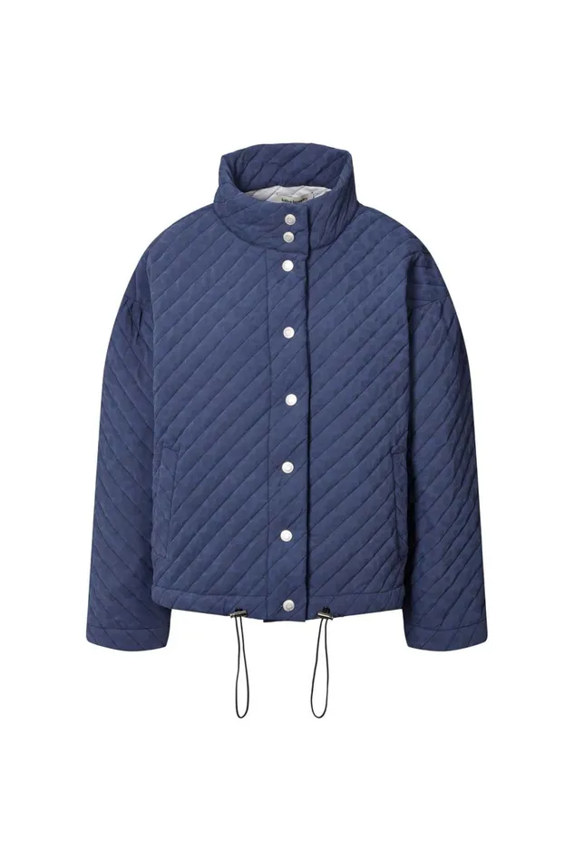 Women Lollys Laundry Jackets and Coats Phoenix Bomber Jacket Dark Blue