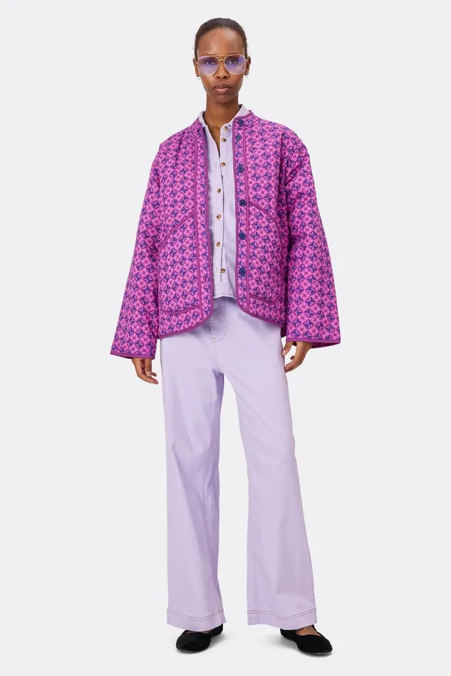 Women Lollys Laundry Jackets and Coats Rome Jacket Dark Lavender