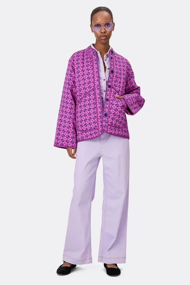 Women Lollys Laundry Jackets and Coats Rome Jacket Dark Lavender