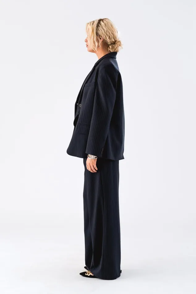 Women Lollys Laundry Jackets and Coats RyanLL Blazer LS Dark Navy