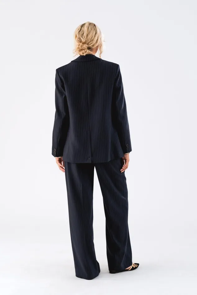 Women Lollys Laundry Jackets and Coats RyanLL Blazer LS Dark Navy