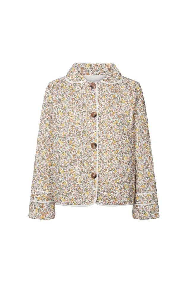 Women Lollys Laundry Jackets and Coats Viola Quiltet Jacket Yellow