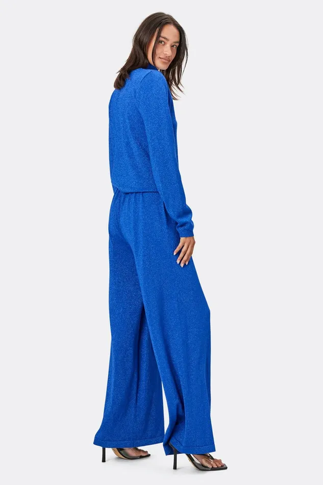 Women Lollys Laundry Knitwear Beaumont Jumper Neon Blue