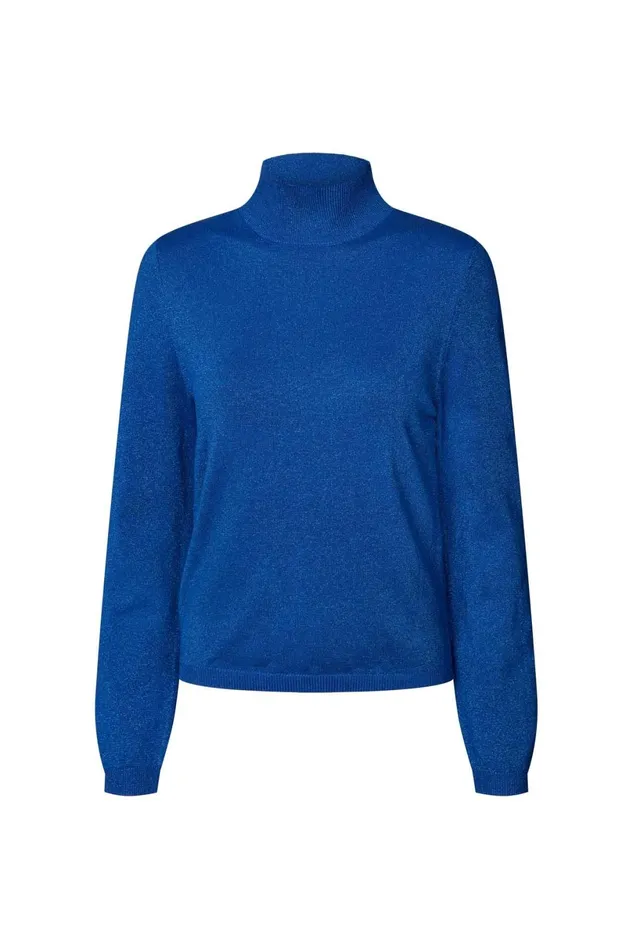 Women Lollys Laundry Knitwear Beaumont Jumper Neon Blue