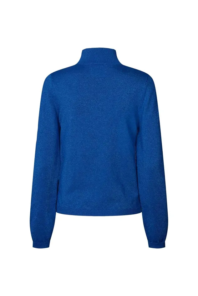 Women Lollys Laundry Knitwear Beaumont Jumper Neon Blue
