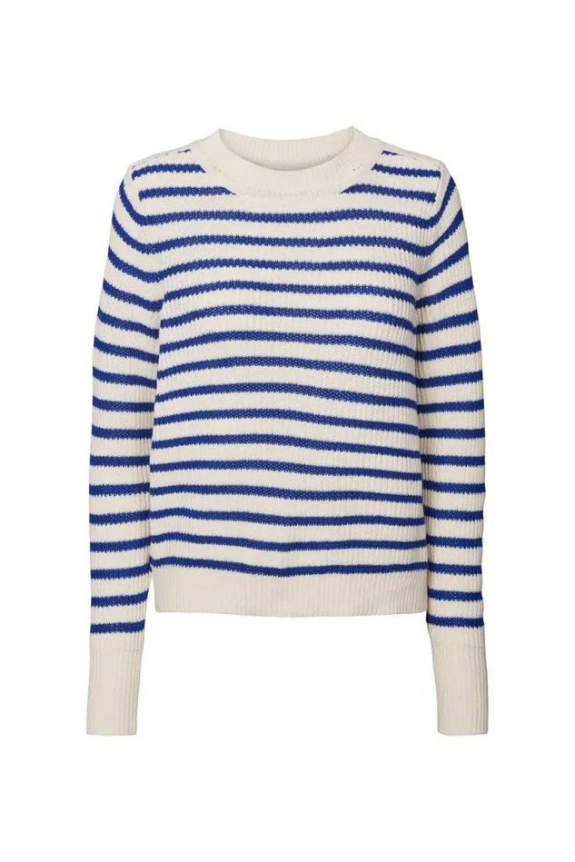 Women Lollys Laundry Knitwear Dane Jumper Neon Blue
