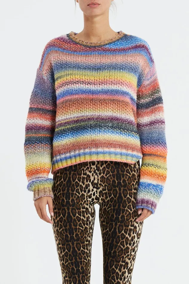 Women Lollys Laundry Knitwear Fairhaven Jumper Multi