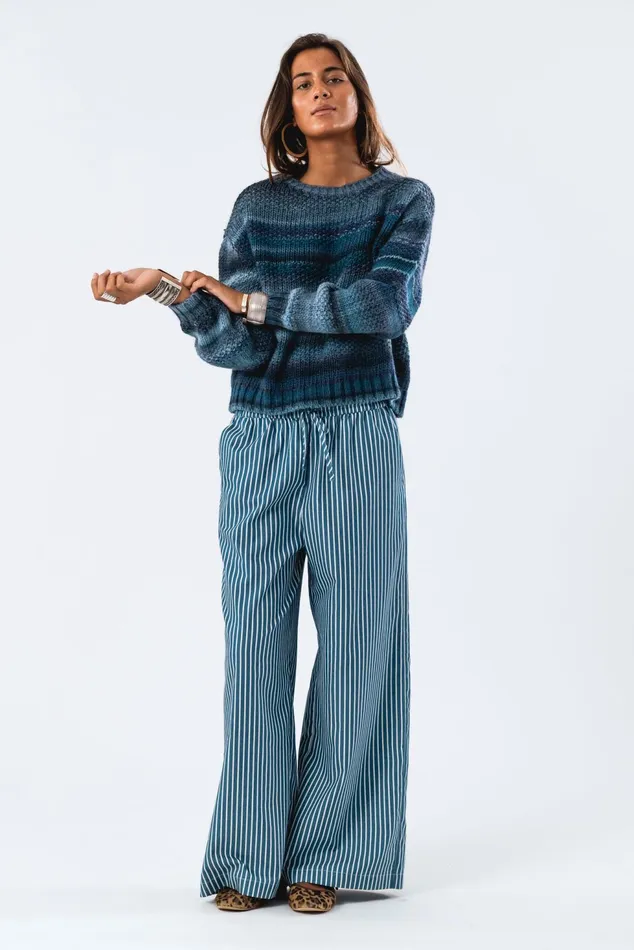 Women Lollys Laundry Knitwear FairhavenLL Jumper LS Blue